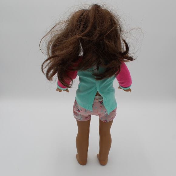 American Girl Doll Brown Hair Blue Eyes Truly Me JLY Doll 18 Inch Freckles - Picture 3 of 6